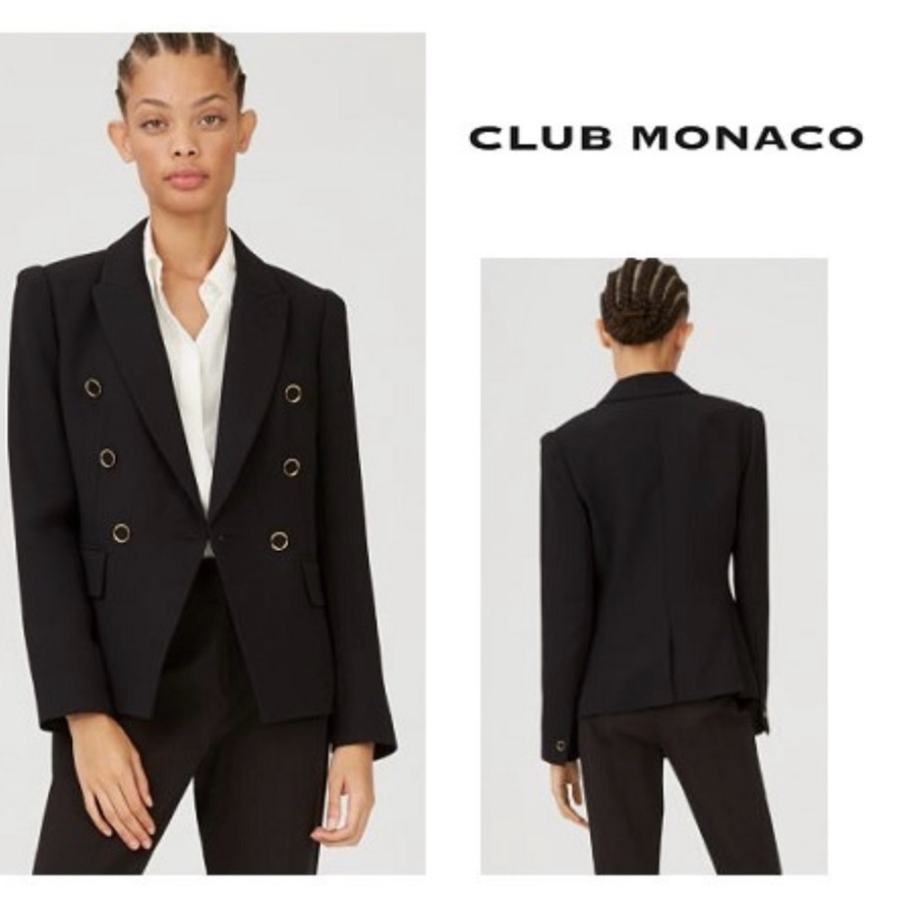 Club Monaco Jowdie Button Blazer